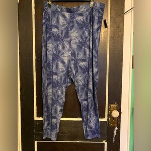 Old navy new with tag blue pattern jogger pants XXL